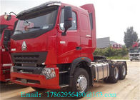 Unités rouges 420HP de tracteur camion/6x4 de remorque de tracteur de transmission automatique