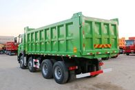 Camion à benne basculante de roue de FAW 8x4 12, couleur verte camion- de camion à benne basculante de 32 tonnes